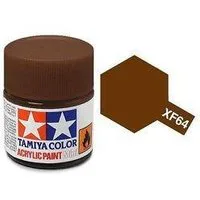 Tamiya Acrylic Flat Paint (10ml) - Red Brown