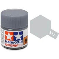 Tamiya Acrylic Gloss Paint (10ml) - Chrome Silver