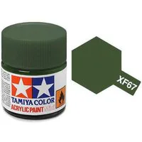 Tamiya Acrylic Flat Paint (10ml) - Nato Green