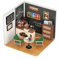 Rolife Daily Inspiration Café Plastic DIY Miniature Dollhouse Kit