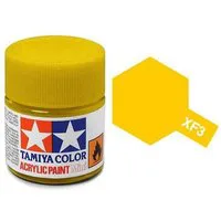 Tamiya Acrylic Flat Paint (10ml) - Flat Yellow