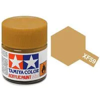 Tamiya Acrylic Flat Paint (10ml) - Desert Yellow