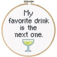 Cross Stitch - Favourite Drink