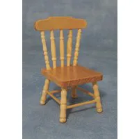 Pine Chair for 12th Scale Dolls House