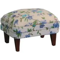 Floral Foot Stool for 12th Scale Dolls House