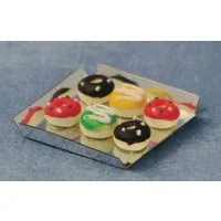 Iced Doughnuts on a Tray for 12th Scale Dolls House