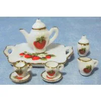 Strawberry Tea Set for 12th Scale Dolls House