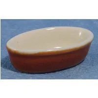 Pottery Pie Dish Kitchen x 6 for 12th Scale Dolls House