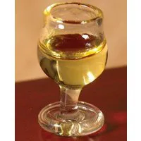 Glass of White Wine for 12th Scale Dolls House