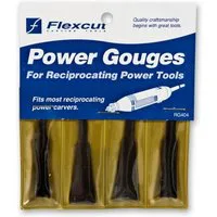 Flexcut 4 Piece Power Carving Roughing Gouge Set