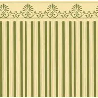 Majestic Gold and Cream Wallpaper for 12th Scale Dolls House