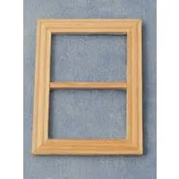 Wooden Two Pane Window for 12th Scale Dolls House