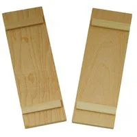 2 x Window Shutters 120mm High for 1/12 Scale Dolls House