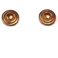 2 x Round Bell Push for 12th Scale Dolls House