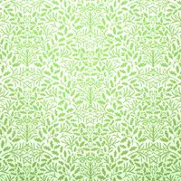 Green and White Acorn Wallpaper for 1/12 Scale Dolls House