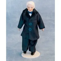 Porcelain Grandfather for 12th Scale Dolls House