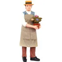 Resin Gardener Figure for 12th Scale Dolls House