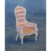 White Regency Chair for 12th Scale Dolls House