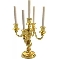 5 Candle Candelabra for 12th Scale Dolls House