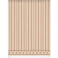 Regency Stripe Red Wallpaper for 12th Scale Dolls House