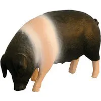 Black and White Pig for 12th Scale Dolls House