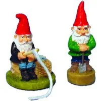 Active Garden Gnomes for 12th Scale Dolls House