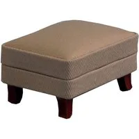 Grey Footstool for 12th Scale Dolls House