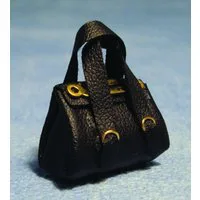 Black Handbag for 12th Scale Dolls House