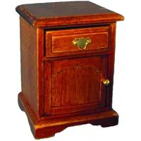 Oak Nightstand for 12th Scale Dolls House