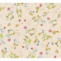 Rococo Silk Pink Wallpaper for 1/12 Scale Dolls House