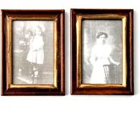 2 Framed Pictures for 12th Scale Dolls House