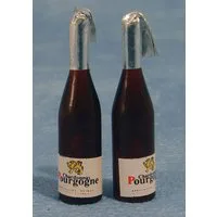 Champagne Bottles x 2 for 12th Scale Dolls House