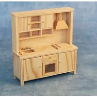 Bare Wood Kitchen Set for 12th Scale Dolls House