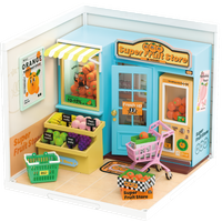 Rolife Super Fruit Store Plastic DIY Miniature Dollhouse Kit