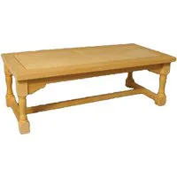 Bare Wood Refectory Table for 12th Scale Dolls House