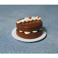 Chocolate Cake for 12th Scale Dolls House