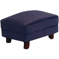 Royal Blue Modern Footstool for 12th Scale Dolls House