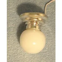 12V Silver Ceiling Globe for 12th Scale Dolls House