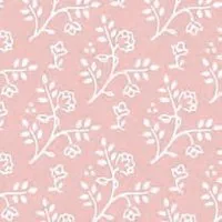 Julia Pink on White Wallpaper for 12th Scale Dolls House