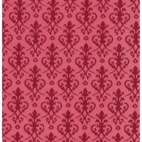 Victorian Red Wallpaper 297mm x 420mm for 12th Scale Dolls House