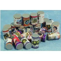 Tin Selection x 24 for 12th Scale Dolls House