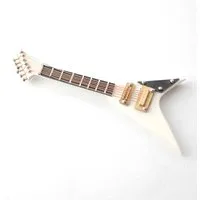 White Jackson Electric Guitar for 12th Scale Dolls House