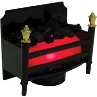 3V LED Flickering Fireplace for 12th Scale Dolls House