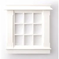 Georgian 9 Pane Window 96mm x 77mm for 1/12 Scale Dolls House