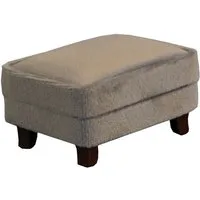 Grey Modern Footstool for 12th Scale Dolls House