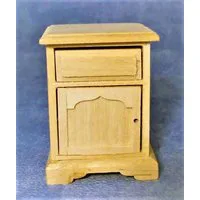 Bare Wood Night Stand for 12th Scale Dolls House