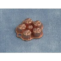 Copper Muffin Tray for 12th Scale Dolls House