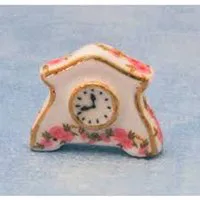 Rose Clock for 12th Scale Dolls House