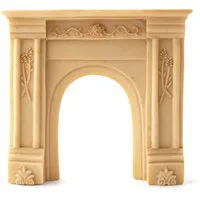 Cream Fireplace Surround for 12th Scale Dolls House