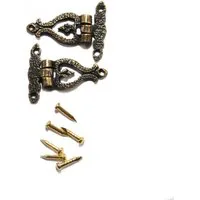 18mm Ornate Hinges Pack of 2